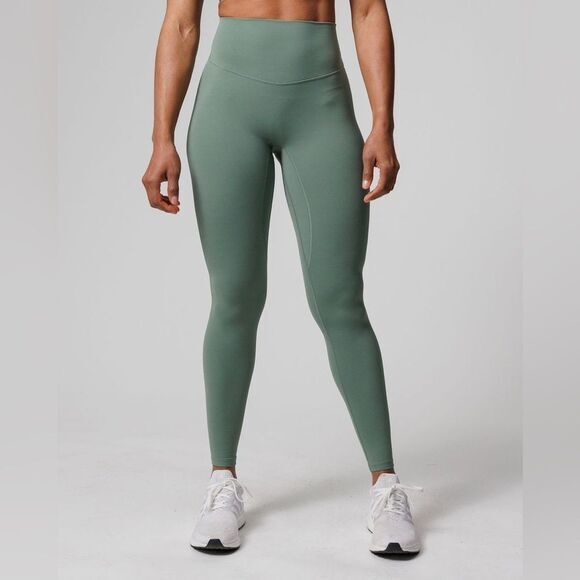Three Nails‎ Nova High-Waist Leggings – Dark Sage Green | Size Small - Picture 1 of 13